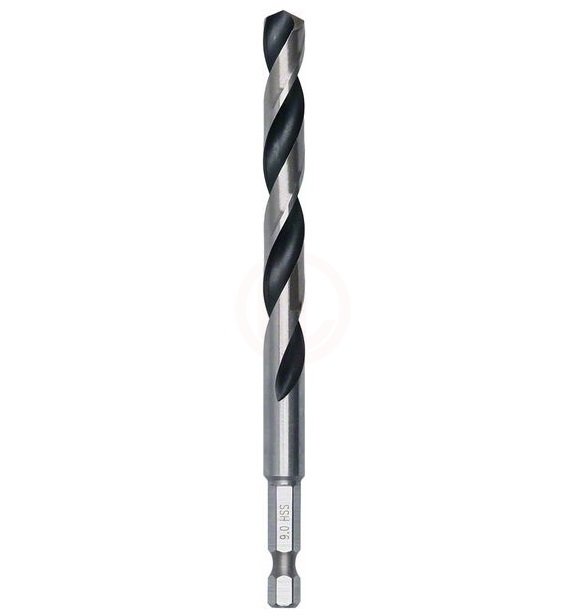Bosch Metal Matkap Ucu HSS PointTeQ 1/4 İnç Altıgen Şaft 9,0 mm - 2608577535