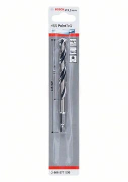 Bosch Metal Matkap Ucu HSS PointTeQ 1/4 İnç Altıgen Şaft 9,5 mm - 2608577536