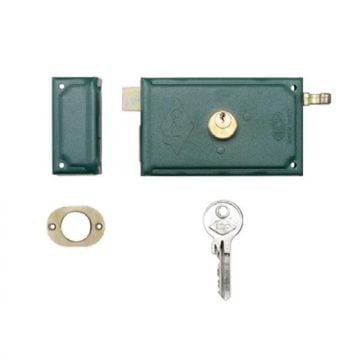 İto Kilit Silindirli Trajlı Kilit Yeşil 70 Mm Seren Mesafeli