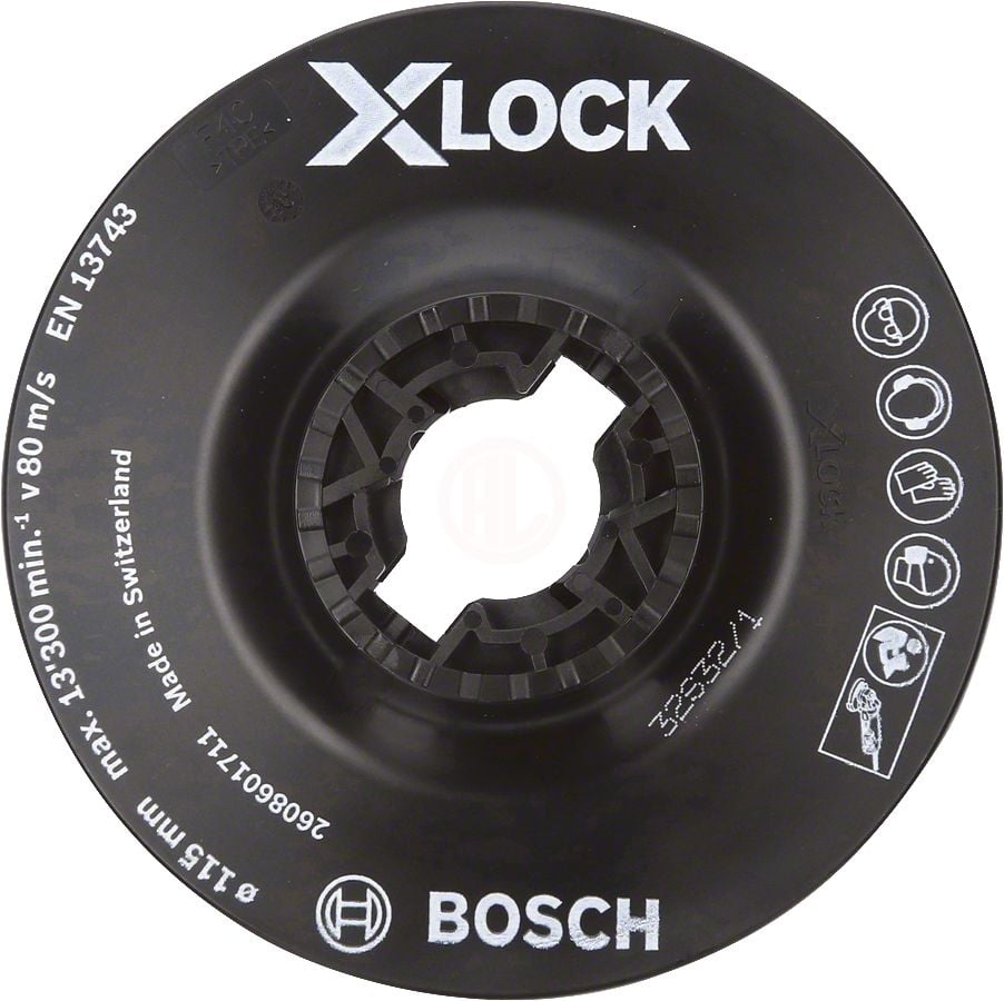 Bosch X-Lock Fiber Disk İçin Taban 115 mm Yumuşak - 2608601711