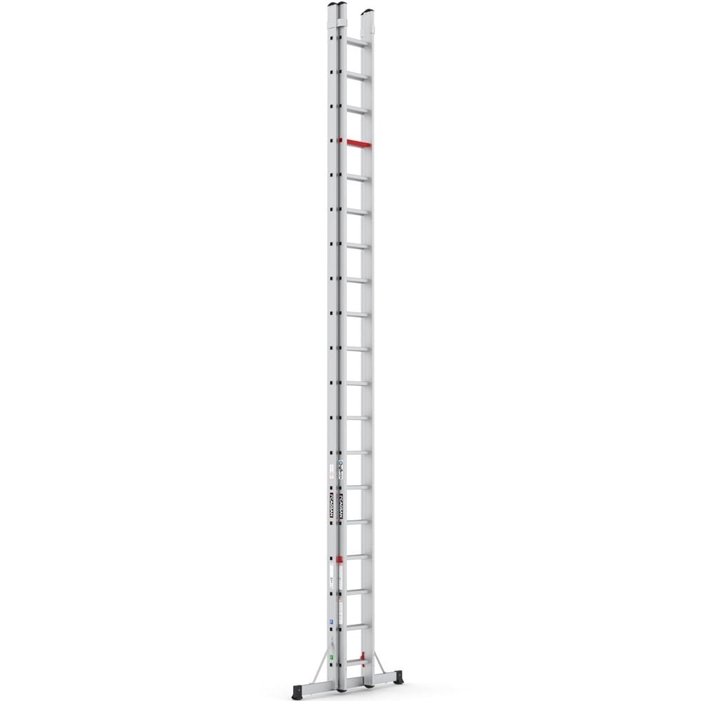 Çağsan İki Parçalı Sürgülü Alüminyum Merdiven 2x19 Basamaklı - TS10011