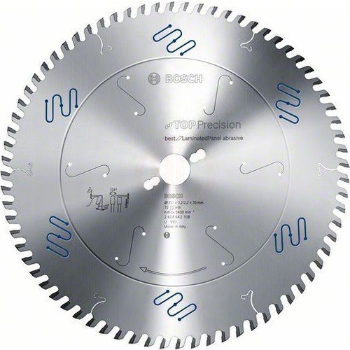 Bosch Daire Testere Bıçağı Best For LaminatedPanel Abrasive 350x30 mm 72 Diş - 2608642108