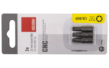 Ceta Form 3 Parça 1/4 İnç Torx Bits Uç T40 X 25 Mm / Kartlı