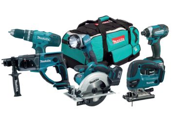 Makita Akülü Makine Seti DLX6068PT (3 x 5,0 Ah Akü)