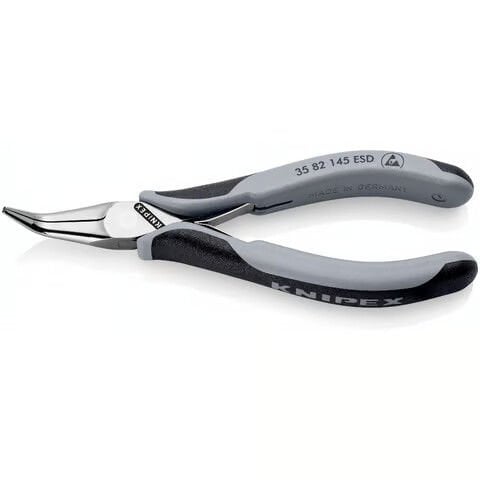 Knipex 3582145ESD Elektronikçi Kargaburun Esd- Kutu Mafsallı