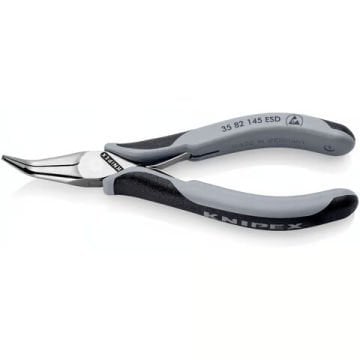 Knipex 3582145ESD Elektronikçi Kargaburun Esd- Kutu Mafsallı