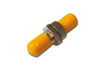 Assmann St-St Coupler, Seramik Ferrule, Metal, Simplex, Singlemode, Sarı Koruma Kapaklı (Dn-96001)