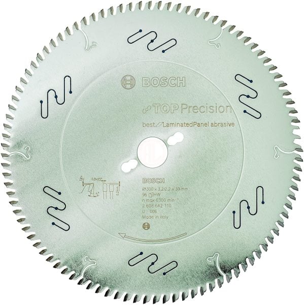 Bosch Daire Testere Bıçağı Best For LaminatedPanel Abrasive 300x30 mm 96 Diş - 2608642110