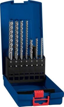 Bosch Kırıcı Delici Uç SDS-Plus-7X Expert Set (7 Parça) (5/6/6/8/810/12 mm) - 2608900195