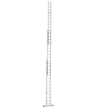 Çağsan Üç Parçalı Sürgülü Alüminyum Merdiven 3x14 Basamaklı - TS120