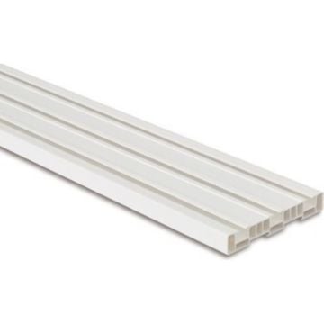 Erolteknik Klasık 3 Lu Pvc Perde Rayı 1 Mt
