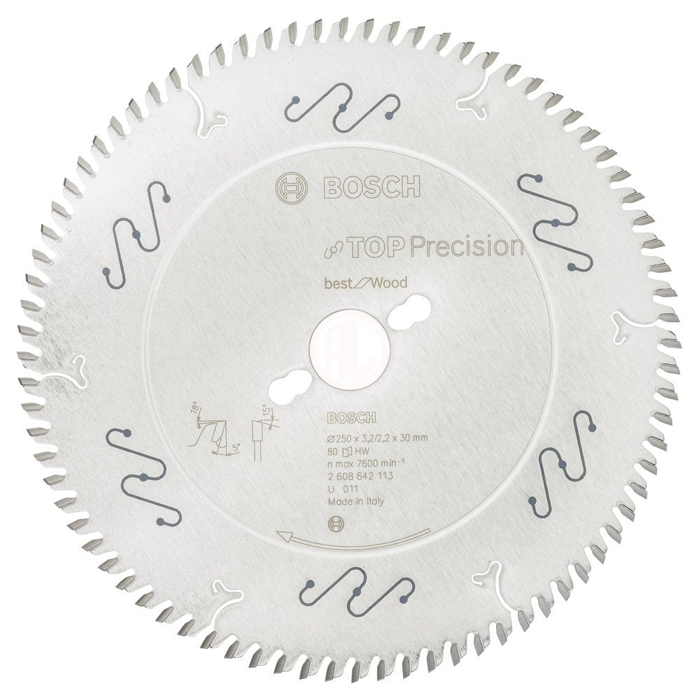 Bosch Daire Testere Bıçağı Best For Wood 250x30 mm 80 Diş - 2608642113