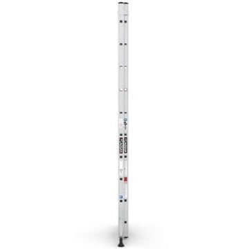 Çağsan İki Parçalı Sürgülü Alüminyum Merdiven 2x10 Basamaklı - TS6