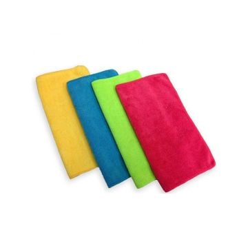 Rulopak Mikrofiber Bez Sarı- Pembe Mavi Yeşil