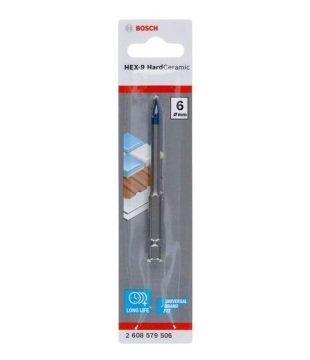 Bosch Fayans Matkap Ucu CYL-9 HEX-9 HardCeramic Altıgen Şaft 6x90 mm - 2608579506