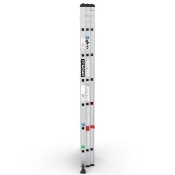 Çağsan Üç Parçalı Sürgülü Alüminyum Merdiven 3x6 Basamaklı - TS6060