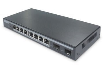Assmann Layer 2 Yönetilebilir Poe Switch (Layer 2 Managed Poe Switch) 8-Port Gigabit Poe 2 X Sfp 10/100/1000Mbps Poe Güç Bütçesi: 86W