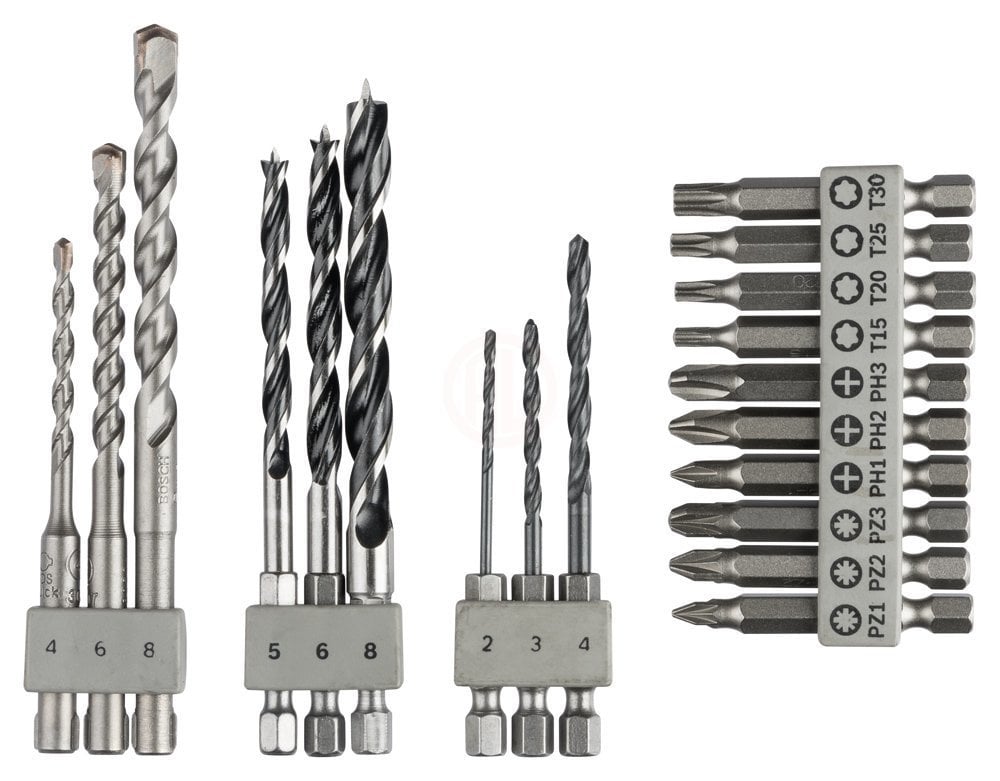 Bosch SDS-Quick Çok Amaçlı Matkap Ucu Uneo Set (19 Parça) - 2609256989