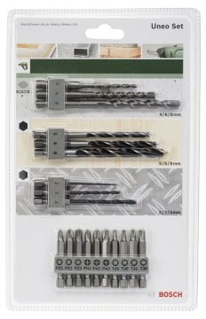 Bosch SDS-Quick Çok Amaçlı Matkap Ucu Uneo Set (19 Parça) - 2609256989