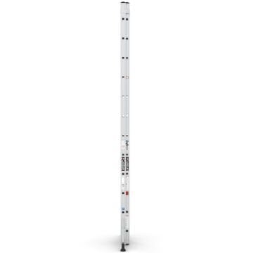Çağsan İki Parçalı Sürgülü Alüminyum Merdiven 2x12 Basamaklı - TS7