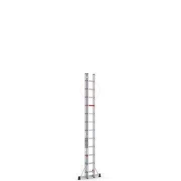 Çağsan İki Parçalı Sürgülü Alüminyum Merdiven 2x12 Basamaklı - TS7