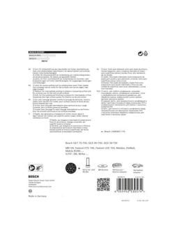 Bosch Sistem Aksesuarı / Expert Zımpara Tabanı ÇD-O 150 mm (GET75-150) - 2608900007