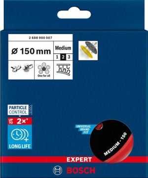 Bosch Sistem Aksesuarı / Expert Zımpara Tabanı ÇD-O 150 mm (GET75-150) - 2608900007