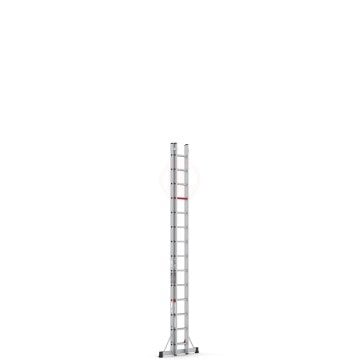 Çağsan İki Parçalı Sürgülü Alüminyum Merdiven 2x14 Basamaklı - TS8