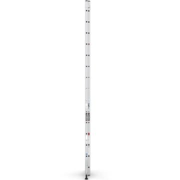Çağsan İki Parçalı Sürgülü Alüminyum Merdiven 2x15 Basamaklı - TS9