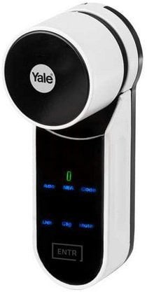 Yale Kilit ENTR Akıllı Silindir Kit (Bluetooth ve 1 adet Uzaktan Kumanda) Beyaz - 06-0003-3145-01-2211