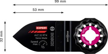 Bosch Starlock Aksesuarı / Expert Starlock Testere Ucu GA AVZ 32 RT4 - 2608900040