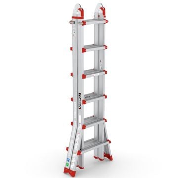 Çağsan Toros Çok Amaçlı Katlanır Alüminyum Merdiven 6 Basamaklı - CK580T