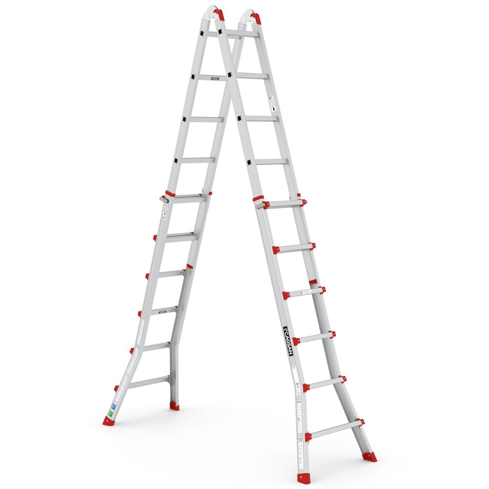 Çağsan Toros Çok Amaçlı Katlanır Alüminyum Merdiven 6 Basamaklı - CK580T