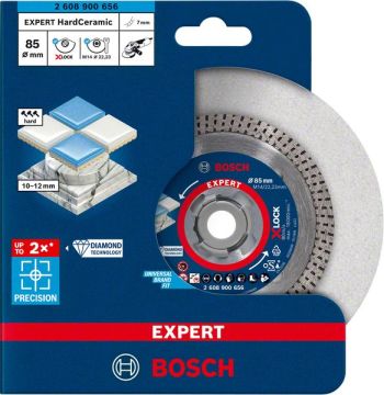 Bosch X-Lock Elmas Kesme Diski Expert BFHaCeram 85 mm - 2608900656