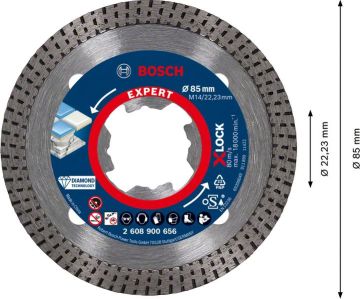 Bosch X-Lock Elmas Kesme Diski Expert BFHaCeram 85 mm - 2608900656
