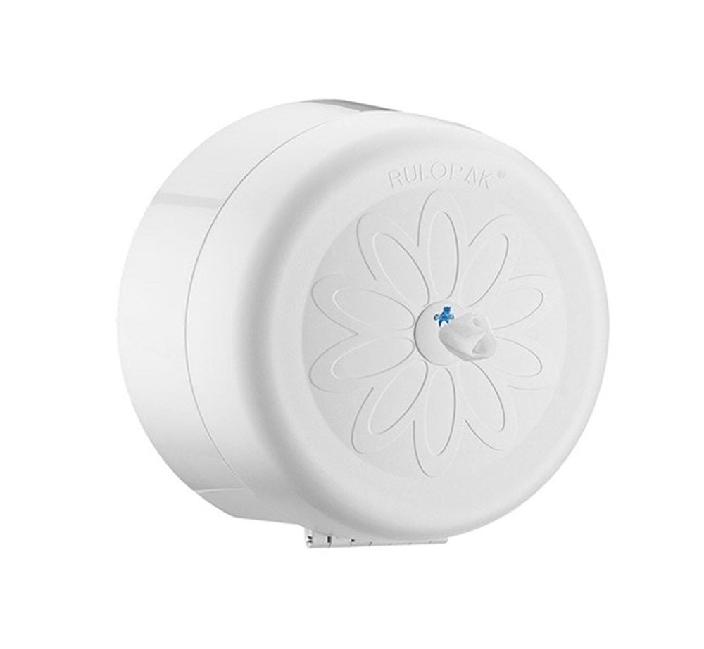 Rulopak Mini Cimri İçten Çekmeli Tuvalet Kağıdı Dispenseri Beyaz