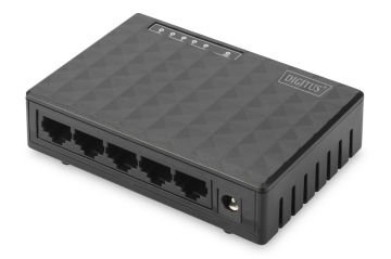 Assmann Digitus Unmanaged (Yönetilemeyen) 5 Port 1000Base-T Gigabit Switch, Masaüstü Tipi (Dn-80063)