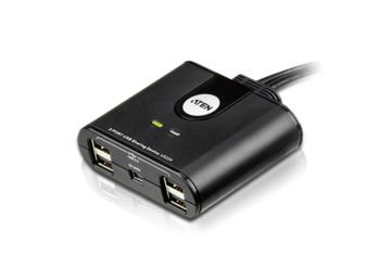 Aten Usb Arayüzüne Sahip Cihazları Paylaştıran Switch, Usb 2.0 , 2 Pc, 4 Usb Cihaz