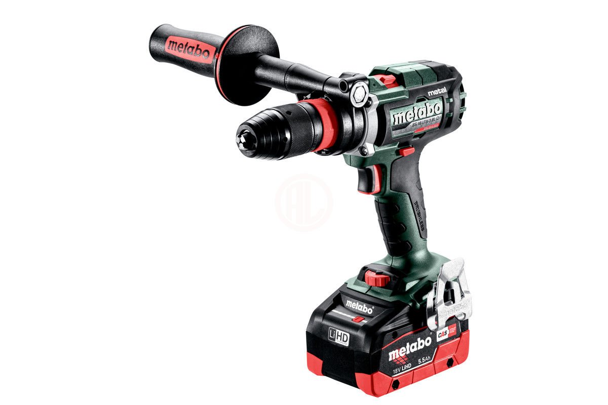 Metabo Akülü Vidalama Matkabı BS 18 LTX-3 BL QI (2 x 5,5 Ah Akü)