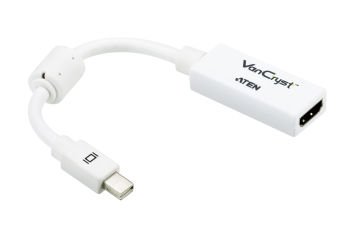 Aten Mini Displayport (Mini Dp) Hdmı Adaptörü, Mini Displayport Erkek Hdmı A Dişi