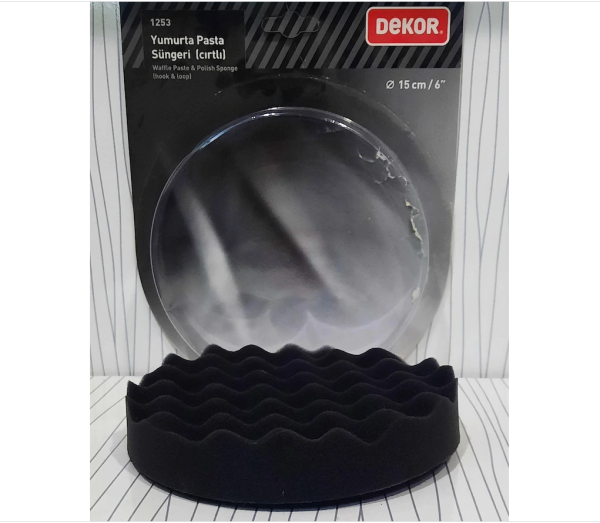 Dekor Rulo YUMURTA PASTA SÜNGERİ - CIRTLI 15 CM