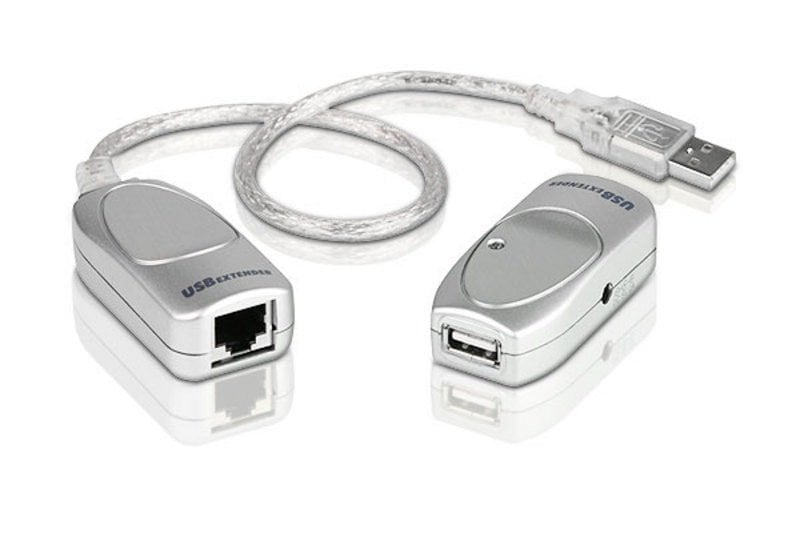 Aten Usb 1.1 Cat 5 Mesafe Uzatma Cihazı, 60 Mt (Usb Cat 5 Extender)