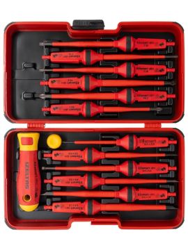 İzeltaş 1000V İzoleli Elektro Slim Tornavida Seti 14 Parça