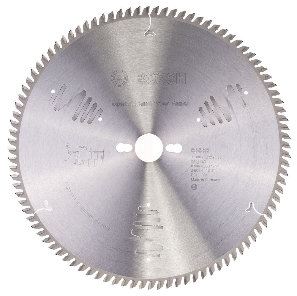 Bosch Daire Testere Bıçağı Expert For LaminatedPanel 300x30 mm 96 Diş - 2608642517
