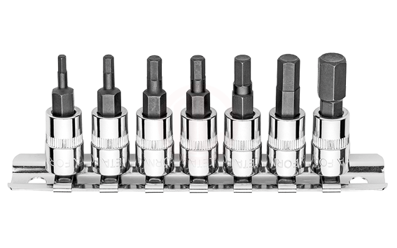 Ceta Form 7 Parça 1/4 İnç Allen Uçlu Lokma Takımı