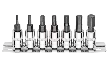 Ceta Form 7 Parça 1/4 İnç Allen Uçlu Lokma Takımı