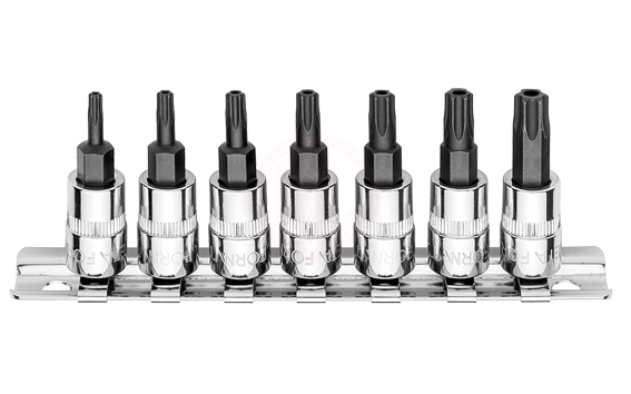 Ceta Form 7 Parça 1/4 İnç 5 Köşe Delikli Torx Uçlu Lokma Takımı
