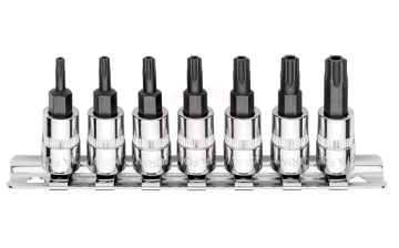 Ceta Form 7 Parça 1/4 İnç 5 Köşe Delikli Torx Uçlu Lokma Takımı