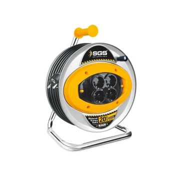 SGS 2110 Metal Makaralı Uzatma Kablosu 2,5X20Mt