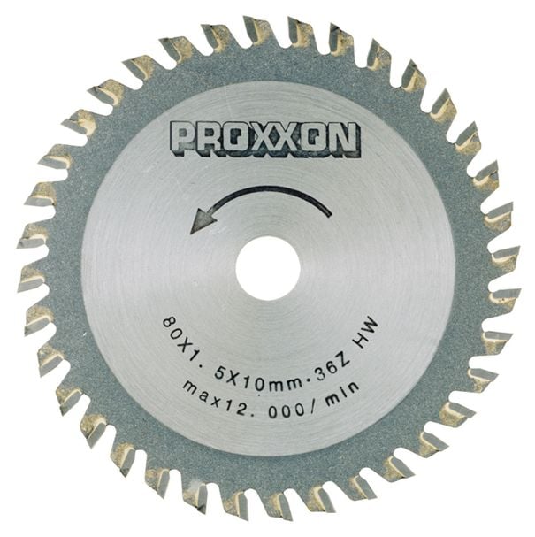 Proxxon Tungsten Karbür Uçlu Testere 80x1,5 mm 36 Diş (28732)